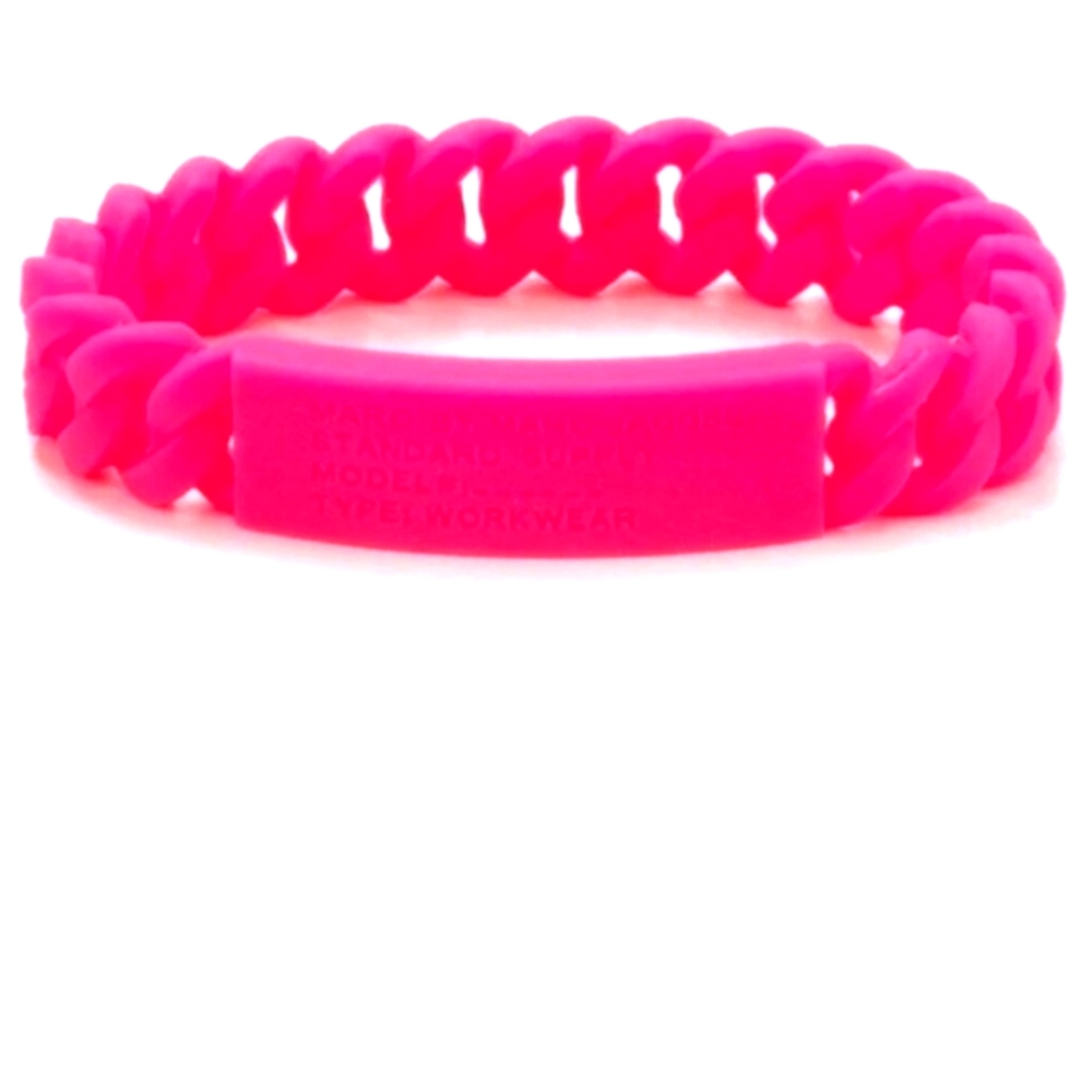 Marc by Marc Jacobs Pink Standard  Supply Braided Bracelet